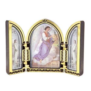 Tríptic de sant Gabriel Arcàngel amb àngels orants, dos models