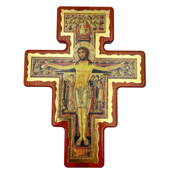cruz madera san damian pared