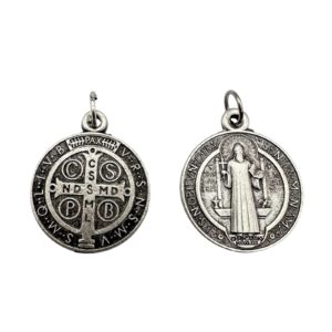 medalla metal relieve benito